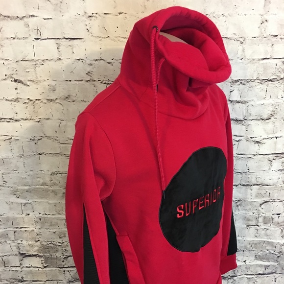 8ighth Dstrkt Red pullover Superior Sweater Large - Picture 3 of 8